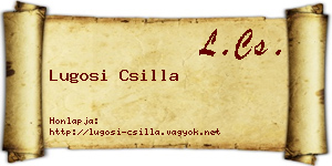 Lugosi Csilla névjegykártya